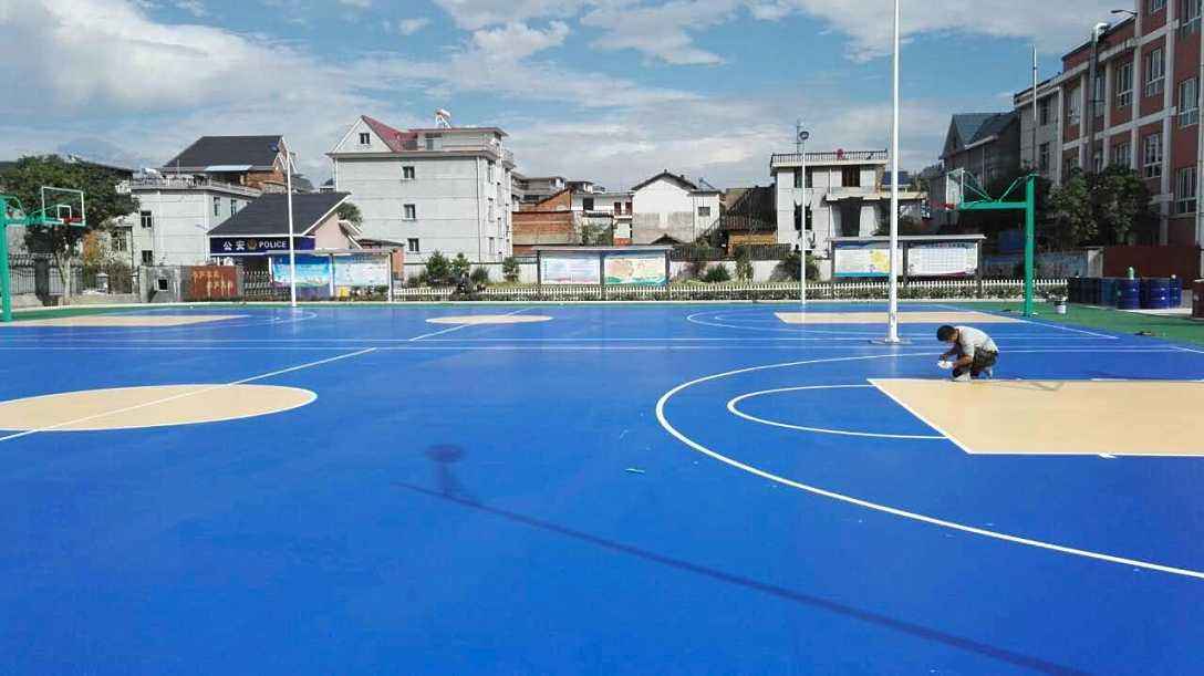 硅pu材料籃球場(chǎng) 硅pu材料籃球場(chǎng)